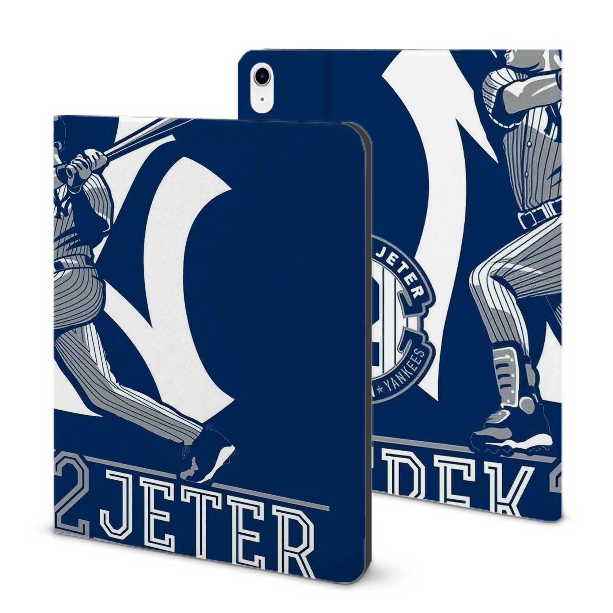 Derek Jeter 104 IPad Case Without Pencil Slot – Book-Style Cover With PU Leather & TPU – Slim, Durable, Scratch-Resistant, Full Protection & Easy Access